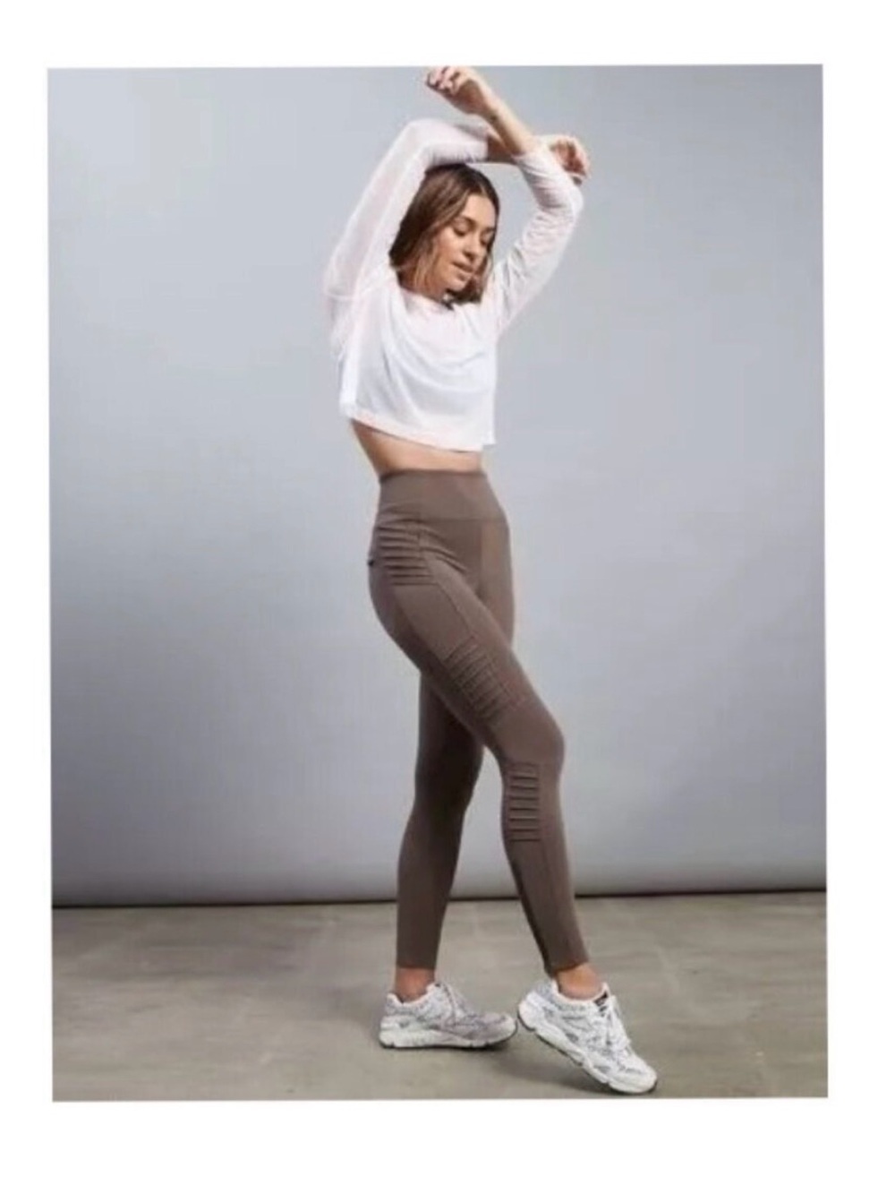 Athleta Delancey Moto Tights womanβs M